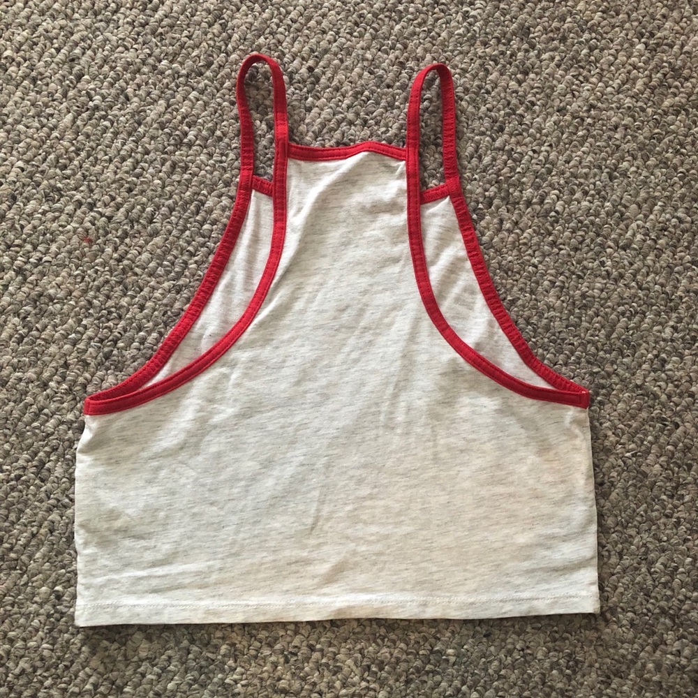 High neck crop top - Picture 2 of 4